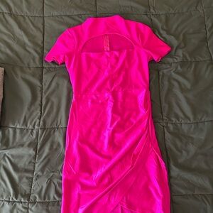 Vibrant Pink Mini Dress